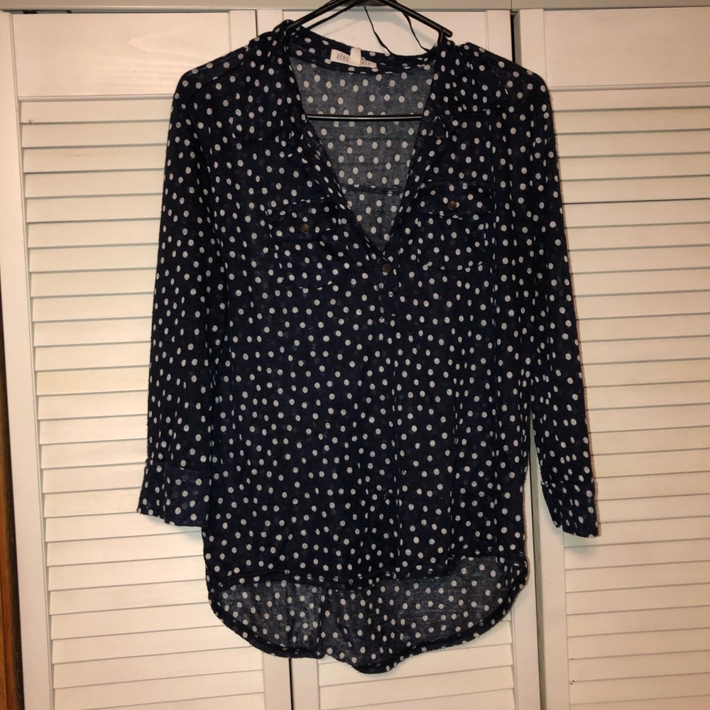 Aeropostale polka dot t shirt